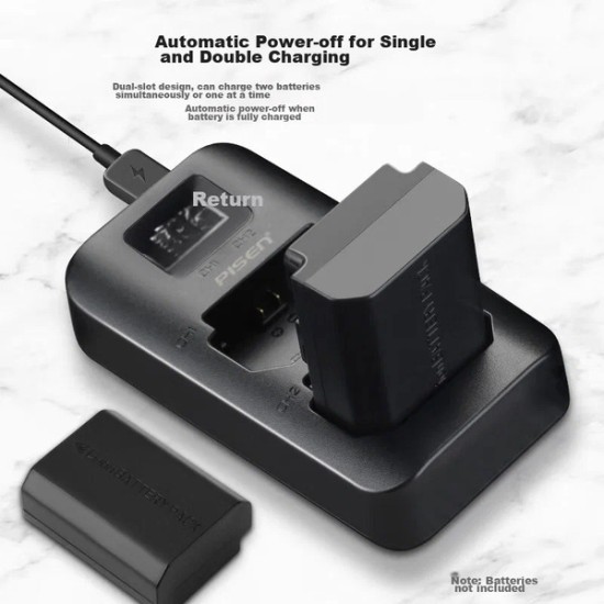 Pisen FZ100 Dual Slot Smart Charger